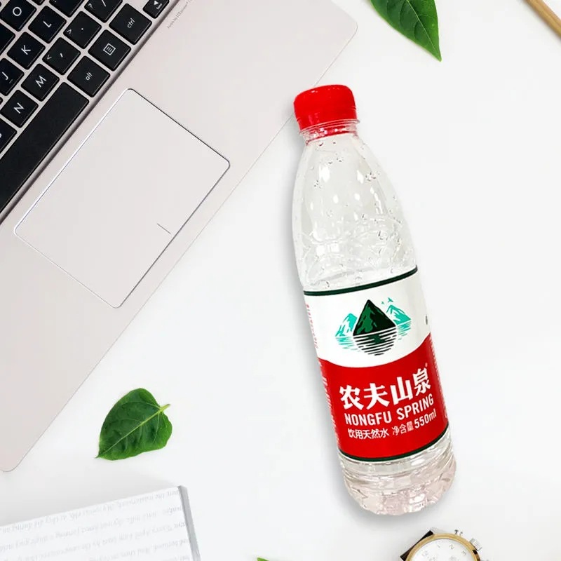 农夫山泉饮用水550ml*12瓶矿泉水办公室会议用水弱碱性纯净水批发