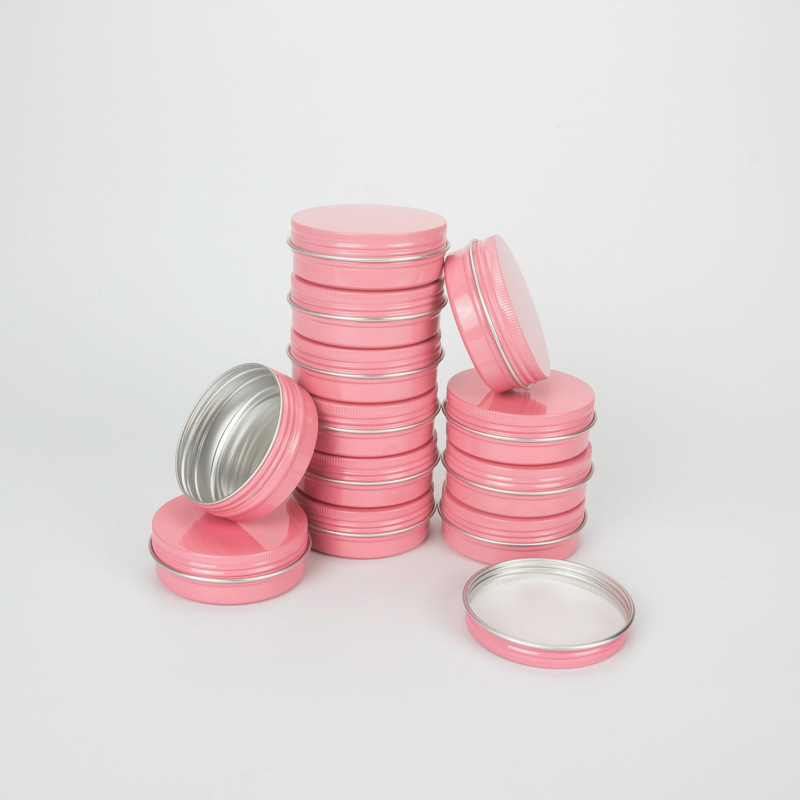 铝瓶铝盒100克饰品盒香膏盒可压印logo汽车美容蜡包装盒礼品金属-阿里