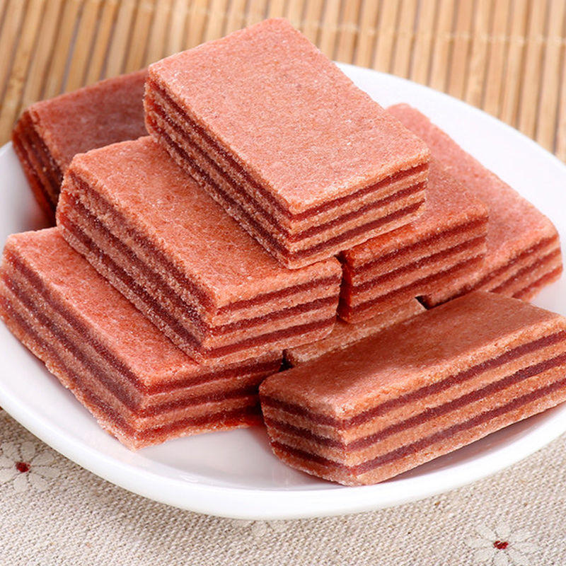 山楂片批发丹花山楂酪独立小包装多味汉堡山楂制品休闲零食蜜饯