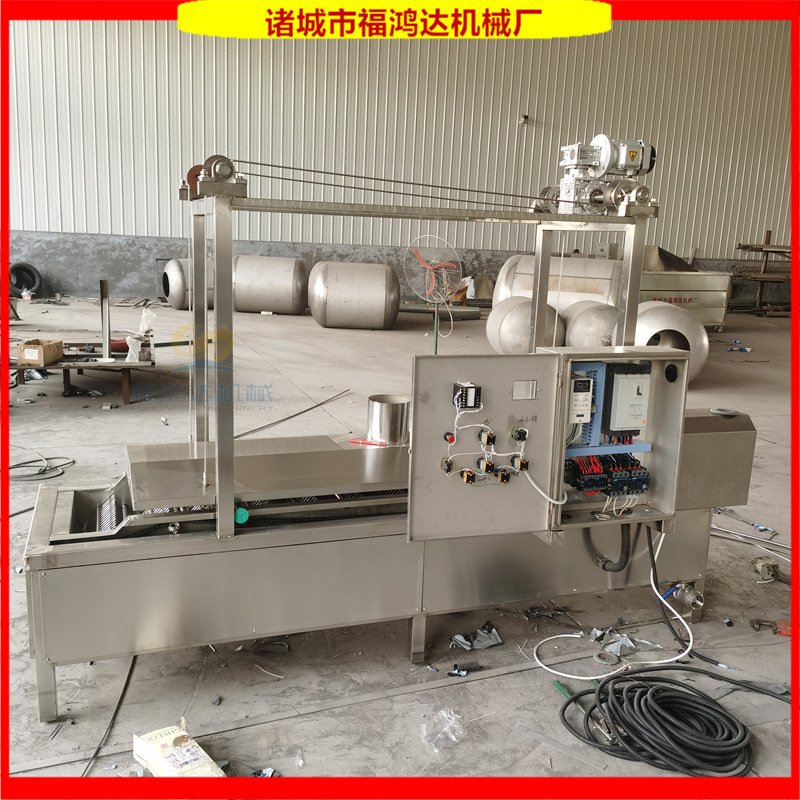 火腿面包油条油炸锅 波轮式圆形甜甜圈油炸设备 早餐油条油炸机