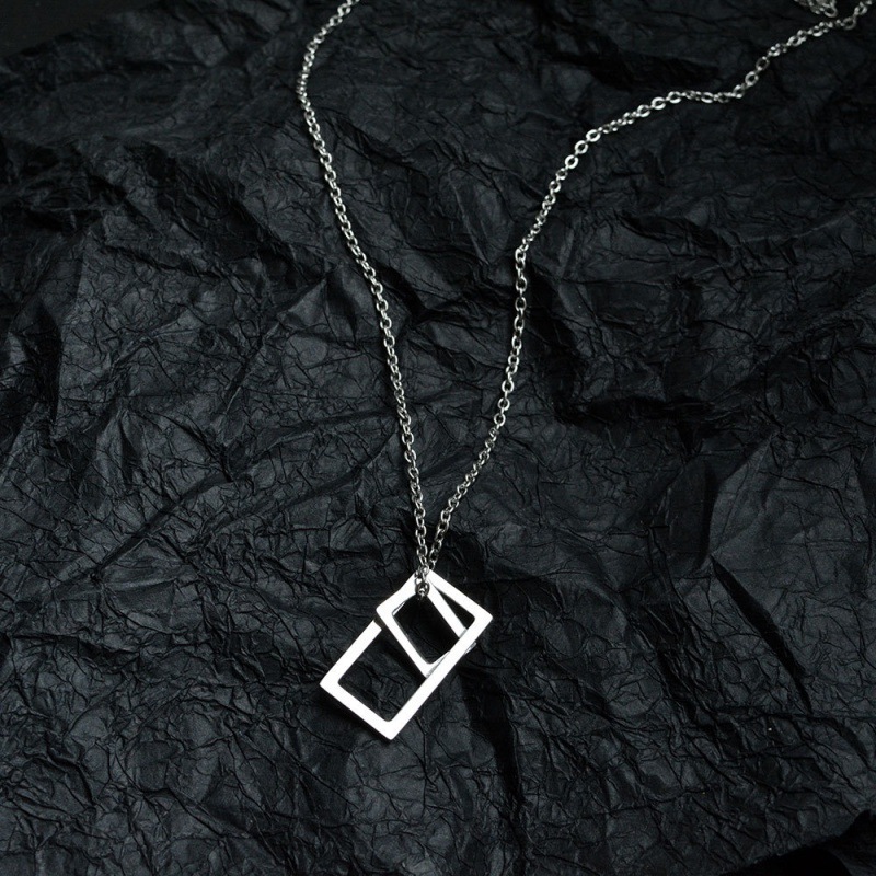 义乌楚尼饰品原宿暗黑系个性钛钢项链男女潮网红朋克不锈钢几现货