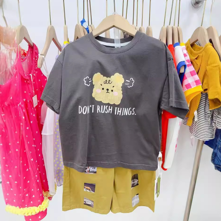 361 匹p克2024夏季新款男童运动套装 一线品牌童装工厂货源批发