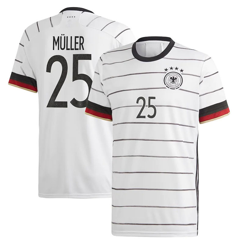 2021欧洲杯德国队球衣主客场8号克罗斯11号维尔纳25号穆勒足球服
