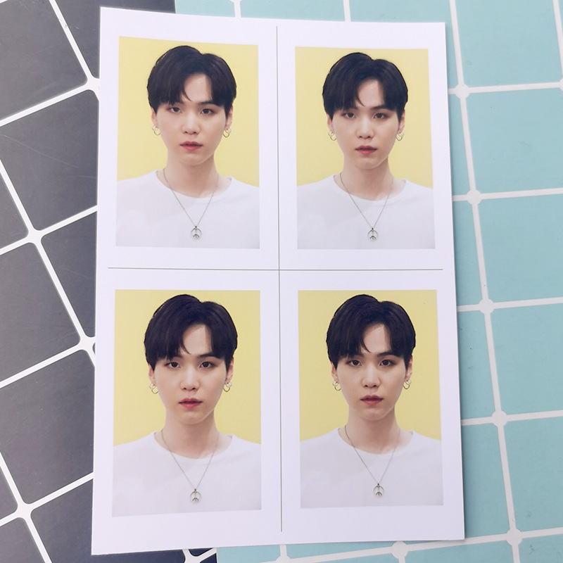 kpop防弹少年团1寸2寸证件照见面会应援周边收藏寸卡定制一件代发