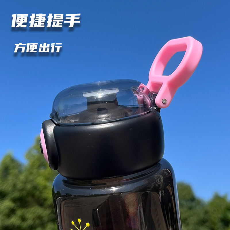 Crayon Small New Glass Good-looking Hand Gift Cup Borosilicate High Temperature Resistant Portable Water Cup Milk Cup Tea Cup