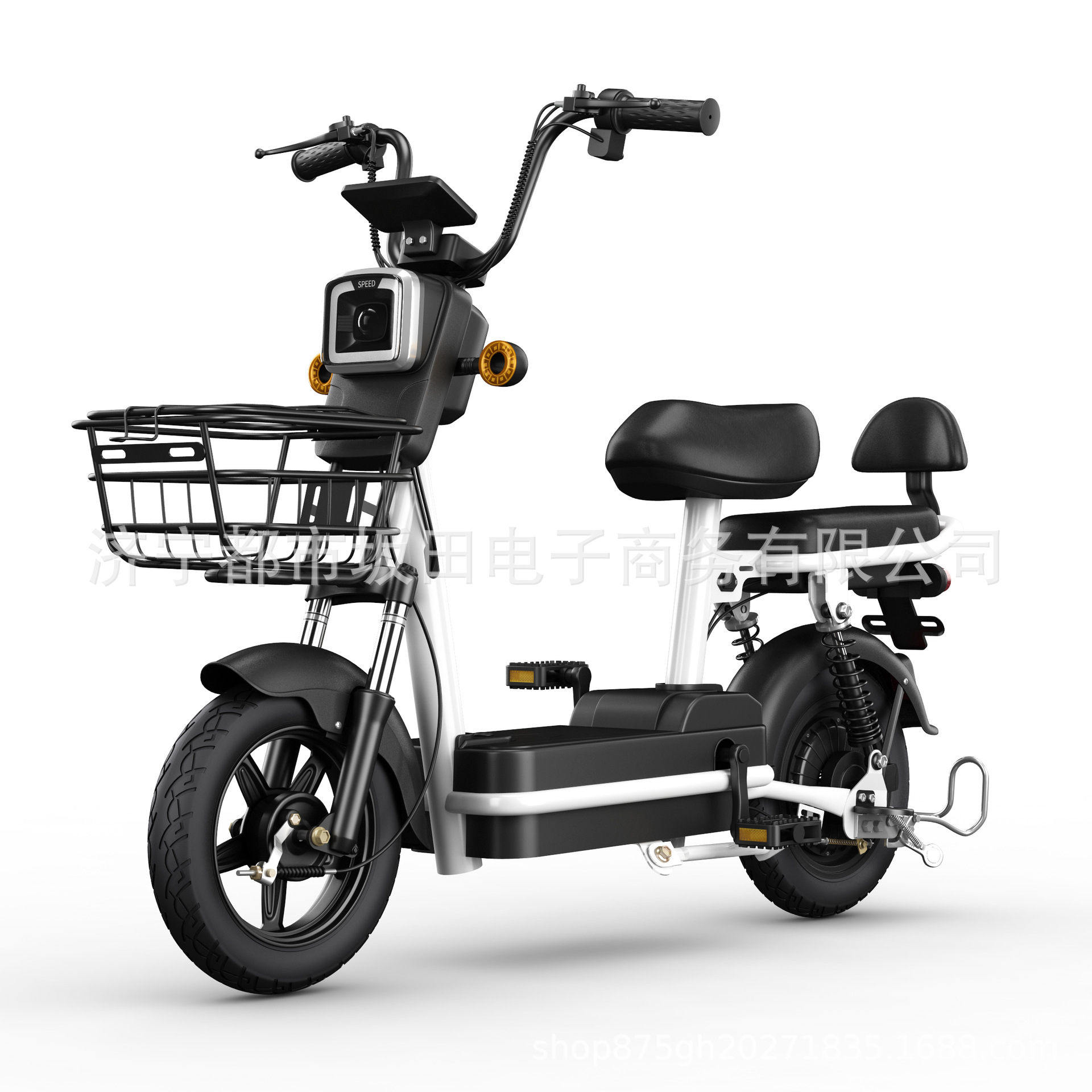 轻便小型电动车双人踏板电动自行车电瓶车14寸真空防爆轮胎-阿里巴巴