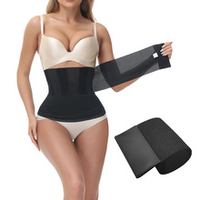 跨境新品强效收腹神器透气束腰带运动健身瘦身塑形爆汗束缚腰带女