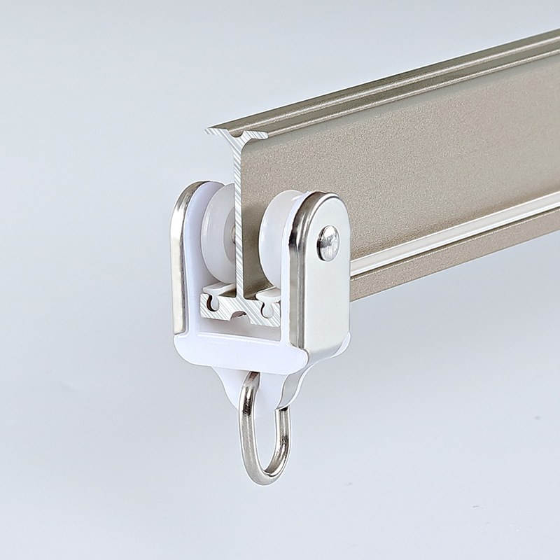 定制批发胶条静音弯轨窗帘弯轨飘窗窗帘轨道手弯窗帘滑轨窗帘轨