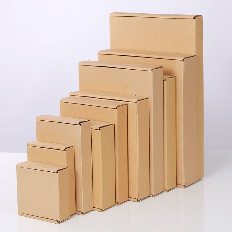 包装盒纸盒小批量飞机盒纸箱长方形扁特硬盒t型整包打包快递盒子
