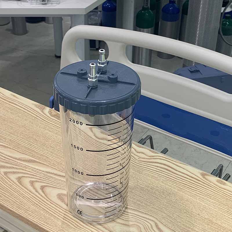 厂家直销中心供氧负压吸引系统负压吸引瓶 1l/2l集液瓶可重复使用