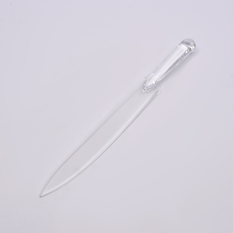Factory Direct Sales New Acrylic Cake Knife Shovel Wedding Birthday Tableware Crystal Handle Pizza Cutter Shovel Bread Knife