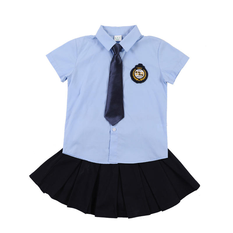 幼儿园园服夏装学院新款小学生校服学院风套装夏季英伦风儿童班服