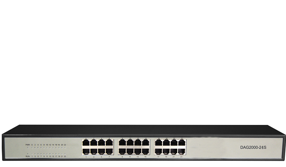 鼎信通达dag2000-24s voip网络网关 dinstar 24口fxs模拟语音网关