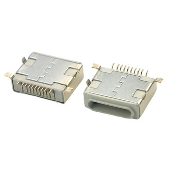 厂家10p苹果母头lightning母座iphone8苹果沉板母座镀金连接器