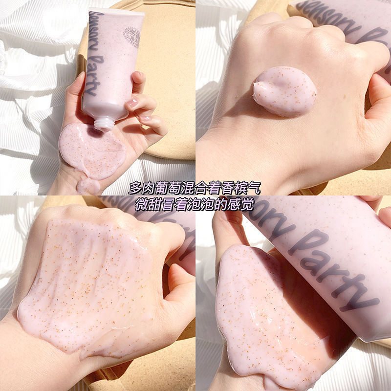 Sensory Party Soft Ice Jam Body Scrub Cream Exfoliating Whole Body Peeling Chicken Skin 200ml Summer Hot Sale