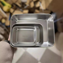 大量现货 专业代发 不锈钢保鲜盒微波炉专用便当盒食堂饭盒带盖