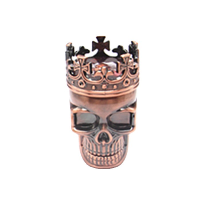 Factory Direct Supply Smoke Eliminator Cigarette Crusher 3-Layer Metal Skull Smoke Eliminator Plastic Cigarette Rolling Machine Smoke Generator