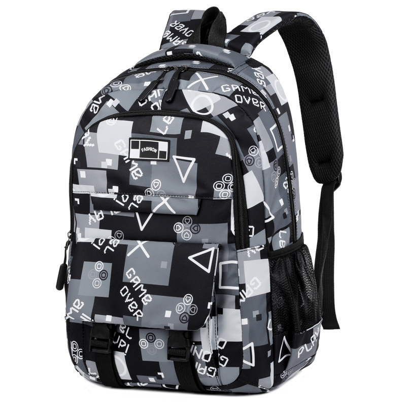 Large-Capacity Backpack New Outdoor Travel Business Leisure Backpack Oxford Camouflage Student Schoolbag Wholesale Foreign Trade