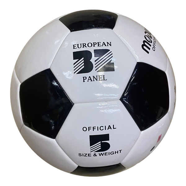 Student Training Football No. 3 No. 4 No. 5 PVC Pu Black and White Ball Color Ball Manufacturer Supply