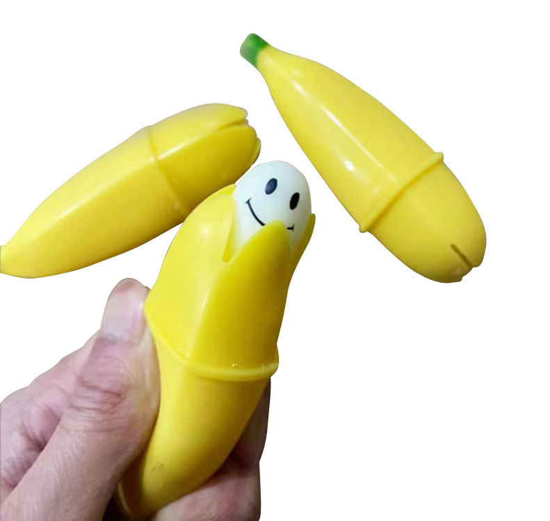 Simulation Banana Squeezing Toy Vent Banana Children's Toys Spoof Trick Decompression Banana Class Boring Toys Fragrance