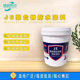 JS防水涂料 地下室卫生间厨房防水 js聚合物水泥基双组份防水涂料