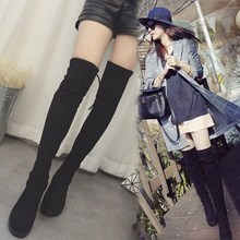 Ladies Shoes women winter Knee high suede Long Boots冬女长靴