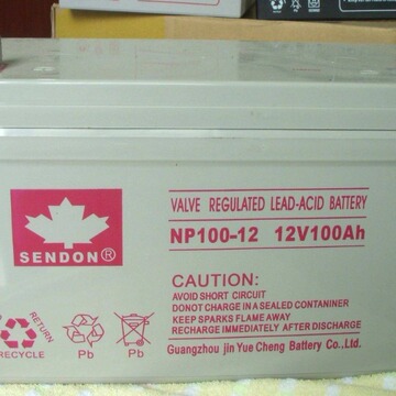 山顿蓄电池6gfm-100铅酸免维护 ups直流屏 应急消防通信12v100ah