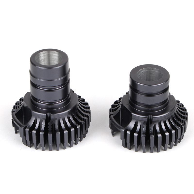 汽车led大灯铝件散热器360度车灯散热铝件外壳h1h4h7汽车灯散热片