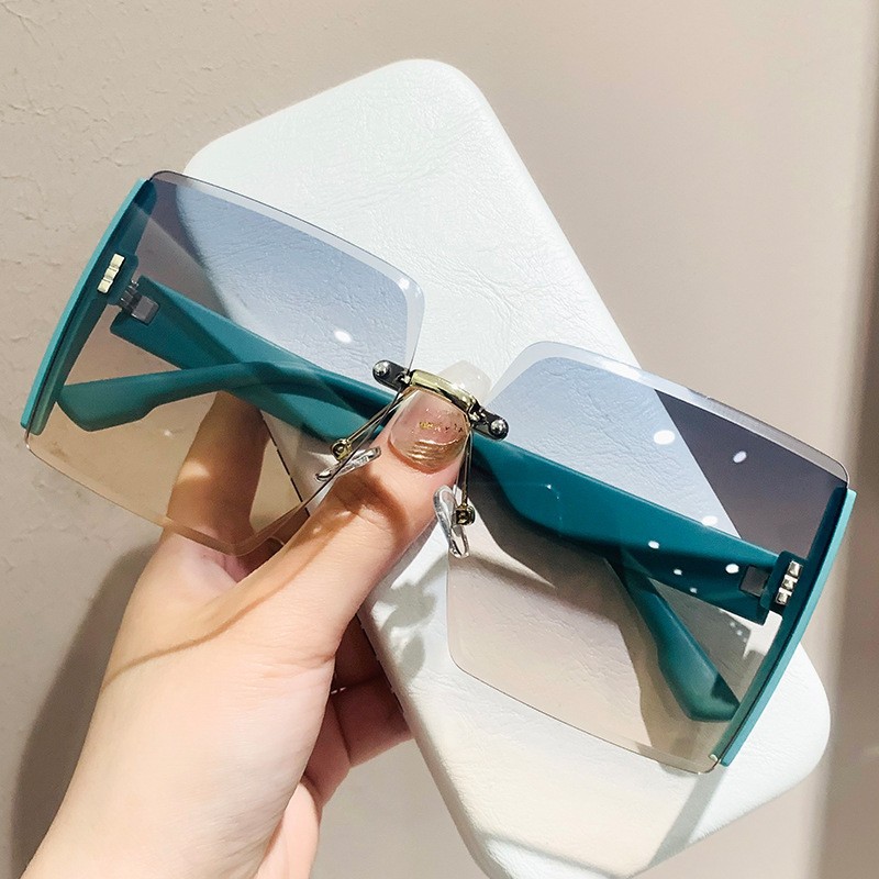 New Internet-Famous Sunglasses Women's High-Grade Square Sun Glasses Slimming and Fashionable Big Brand Sunglasses Wholesale