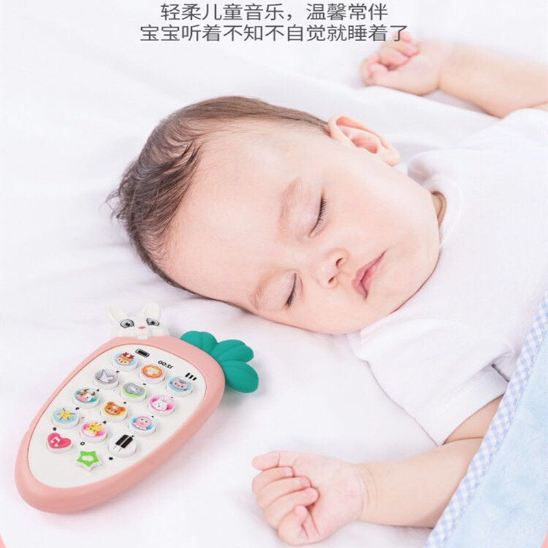 Children's Music Toys Baby Enlightenment Rechargeable Baby Early Education Phone 01-3 Years Old Cartoon Mobile Phone · Press