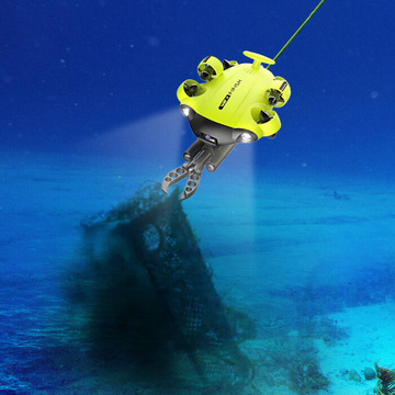 专业级水下机器人4k高清摄像救援机械臂打捞智能机器人遥控拍摄潜