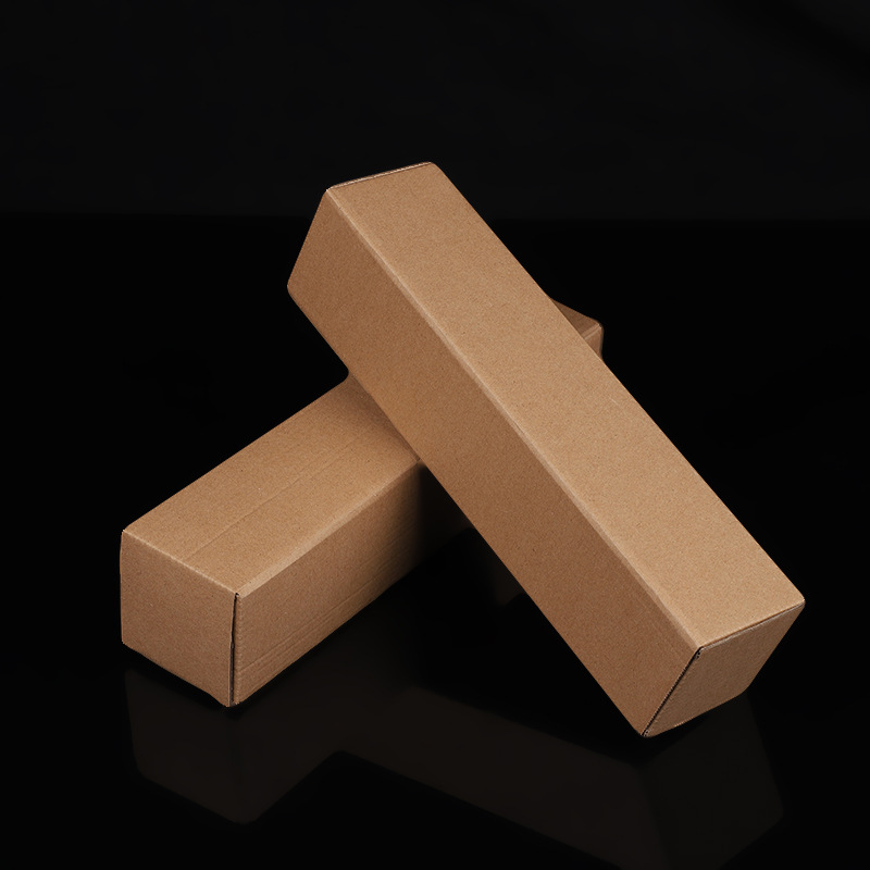 长方形创意打包盒 条形小尺寸纸箱雨伞小纸盒瓦楞e坑加硬厂家直供