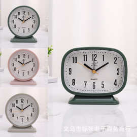 新品创儿童卧室静音闹钟 学生寝室床头小闹表 桌面时钟厂家批发