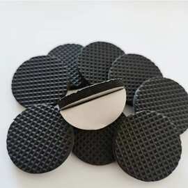硅胶脚垫单双面背胶回力贴防震橡胶脚垫网纹防滑硅胶垫片快回弹