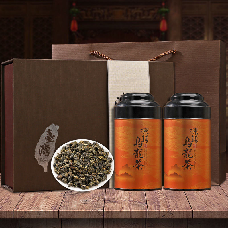台湾冻顶乌龙茶原装进口正宗高山茶特级阿里山浓香型礼盒装500克