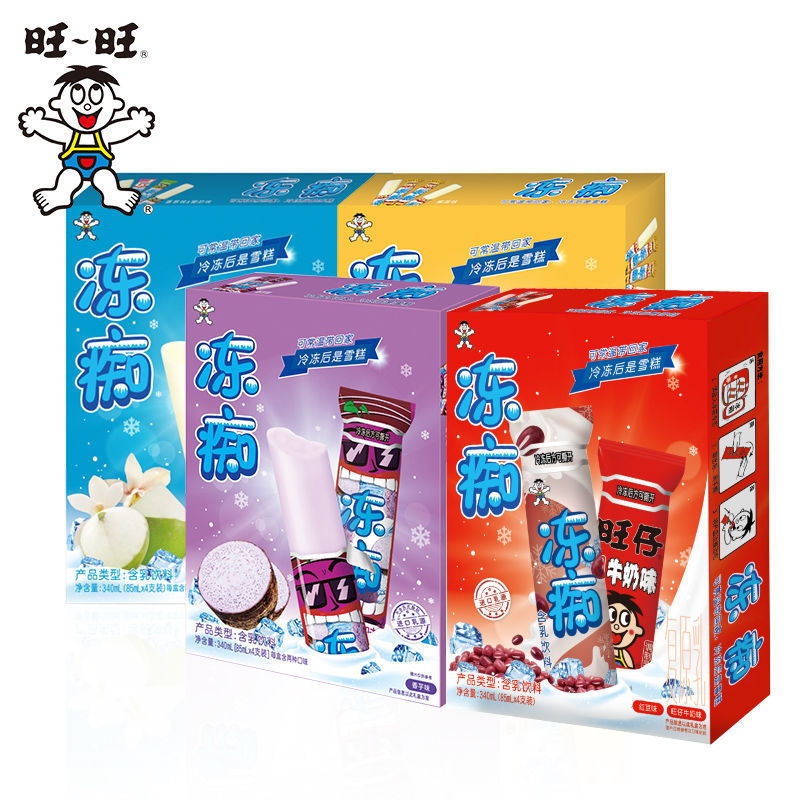 新品 网红旺旺冻痴85ml/只 多口味冰淇淋夏季果味饮料雪糕碎冰冰