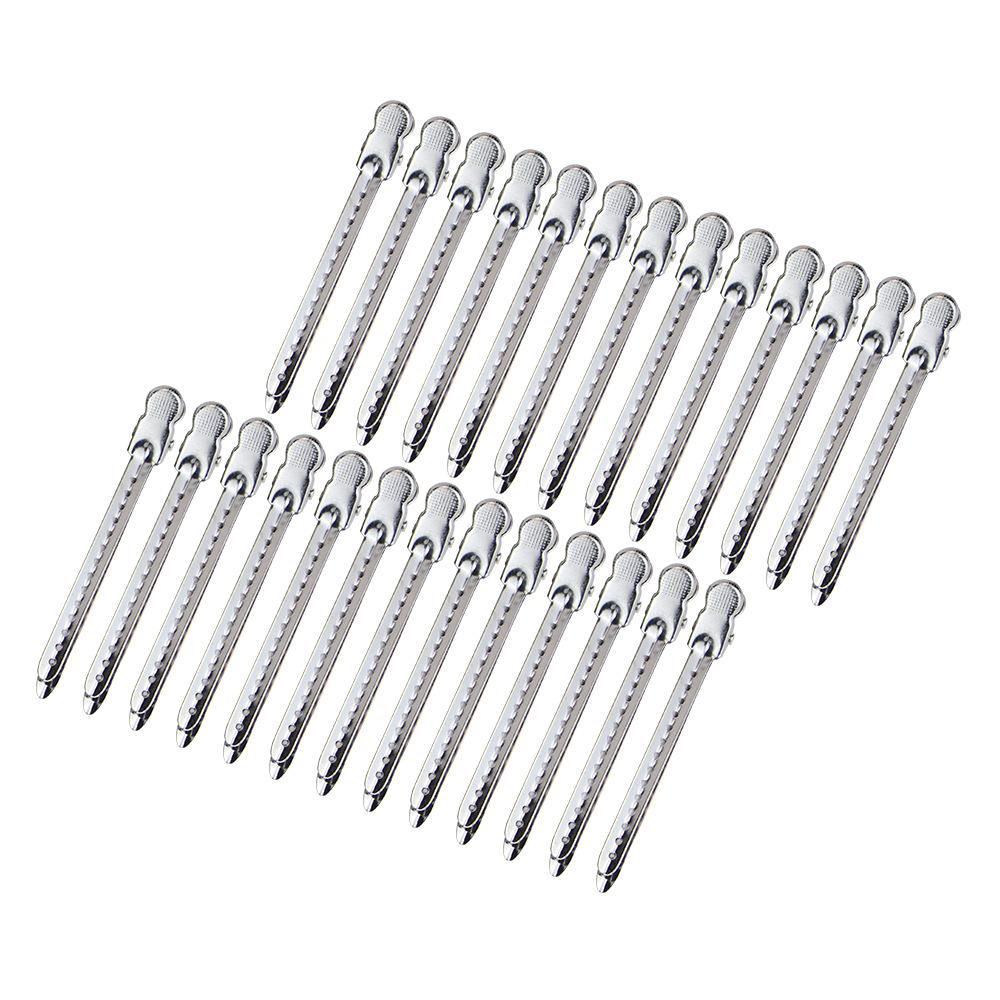 马斯特里鸭嘴夹小钢夹发廊专用无痕烫染定位美发工具夹子厂家直供