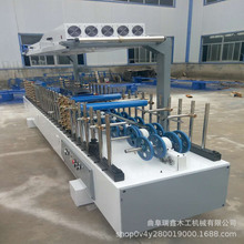 瑞鑫机械厂多造型线条门边顶角线包覆机 塑钢型材覆膜机