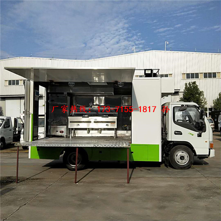 陕西渭南下乡流动红白喜事餐车 移动厨房酒席车 江淮流动餐车价格