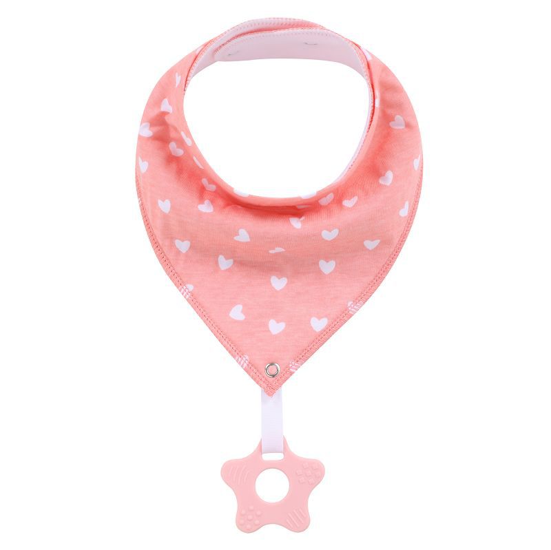 Baby Eating Bib Children Teether Pure Cotton Triangle Scarf Baby Saliva Towel Milk Spilt Prevent Newborn Bite Feeding Bib