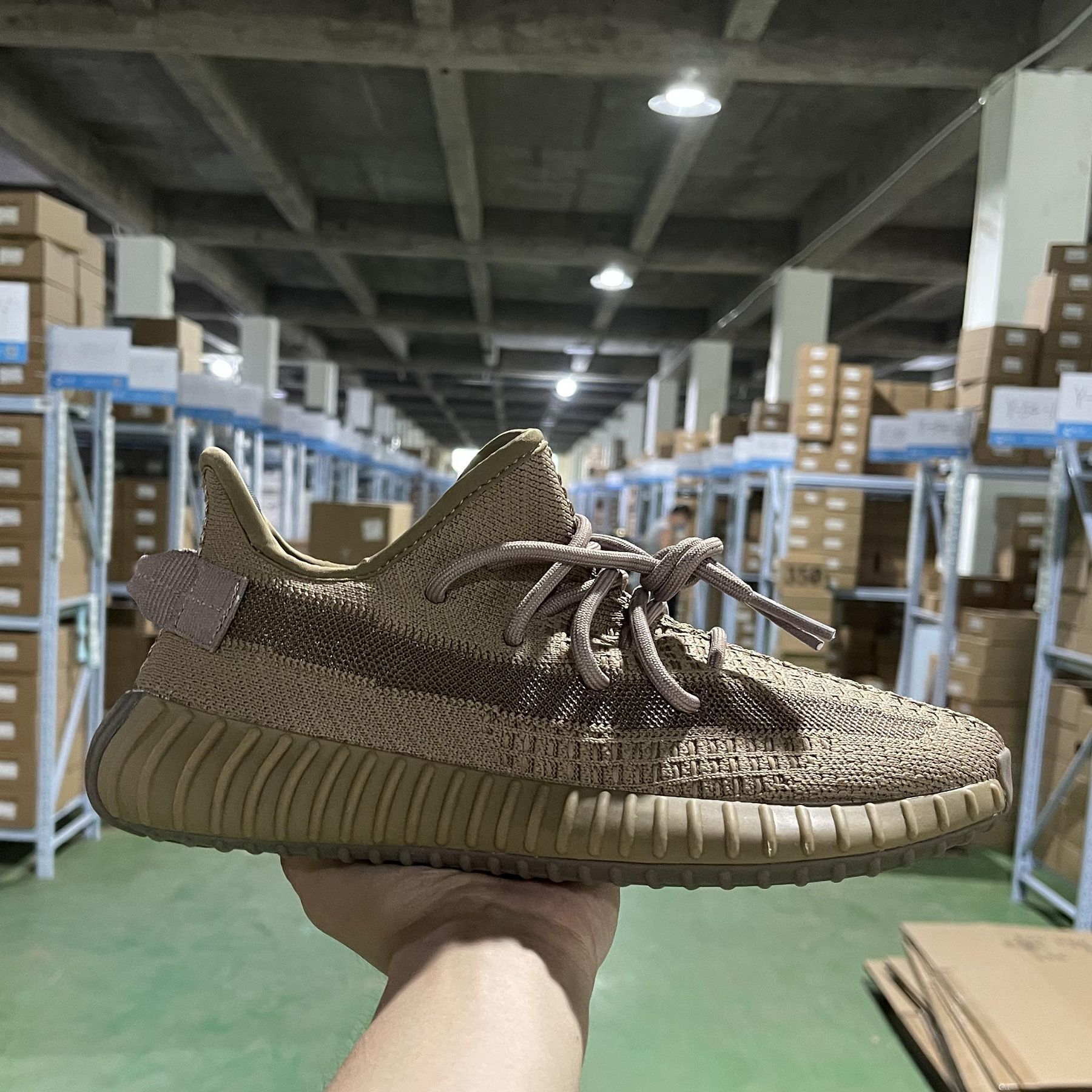 qkz yeezy乔科詹椰子350v2地球灰蓝橙氧化巴斯夫真爆运动鞋男莆田