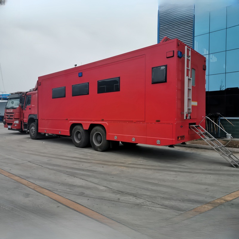 国六重汽多功能移动式住宿车 流动型炊事车 后勤保障户外宿营车