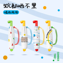 三折可爱手开折叠晴雨伞黑胶防晒防紫外线太阳伞女个性创意小清新