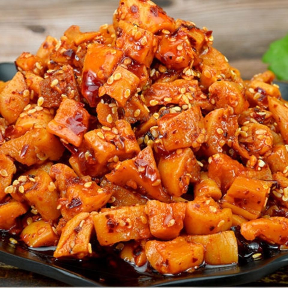 麻辣萝卜干嘎嘣脆农家香辣萝卜丁咸菜开胃酱菜即食下饭菜