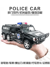 警车玩具小汽车合金车回力车模型仿真救护车警察车儿童玩具车男孩