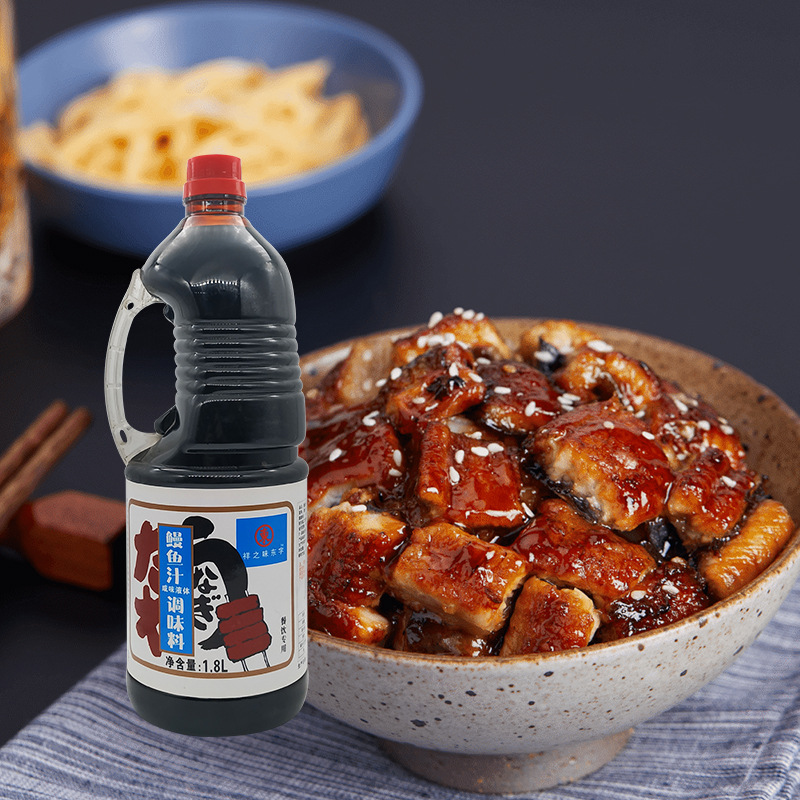 东字牌鳗鱼汁 蒲烧烤鳗鱼汁鳗鱼酱烧烤沾淋调味酱调味料 大瓶1.8l