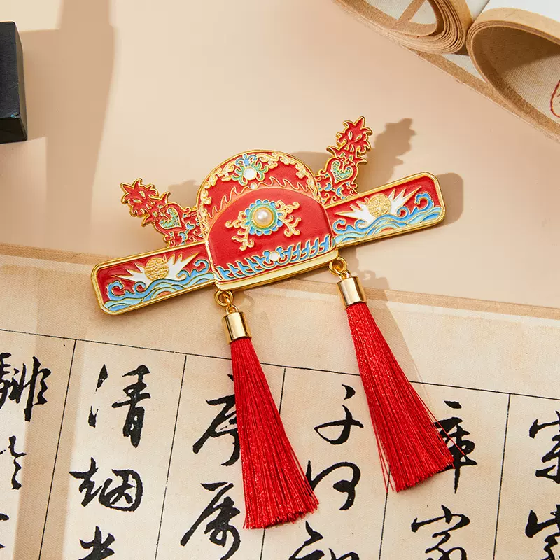 现货创意磁性国潮状元冰箱贴旅游景区文创礼品中国风金属冰箱贴