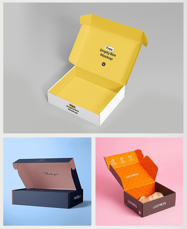 厂家彩色jk制服飞机盒内衣服装包装盒特硬手幅手机壳纸盒子批发