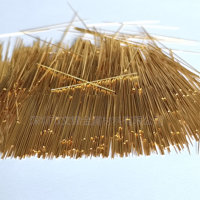 304不锈钢实心镀金美容微针 磨尖 水光针 胰岛素针 空心美容微针