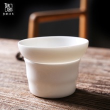 德化白瓷茶具过滤玉瓷茶漏厂家直销陶瓷产品